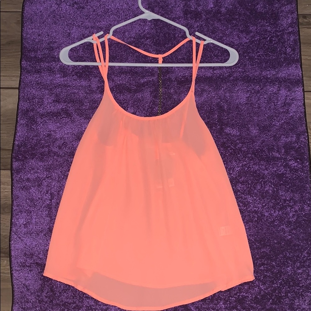 Peach Flowy Shirt